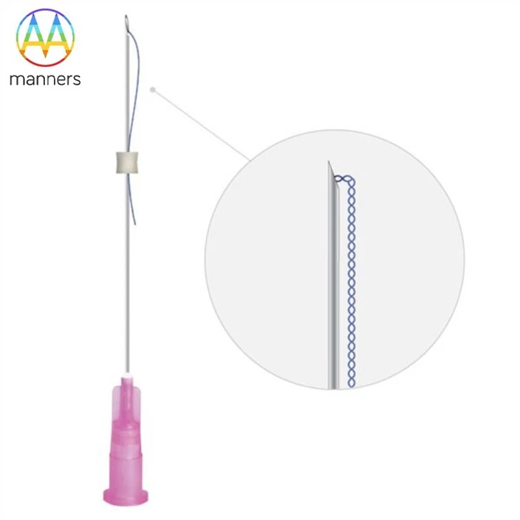 PDO Thread Lift Face Screw Sutures Needle